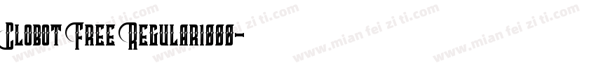 Clobot Free Regular1000字体转换